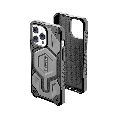 UAG Case for iPhone 14 Pro with MagSafe Monarch Pro, Grey UAG Case for iPhone 14 Pro with MagSafe Monarch Pro, Grey