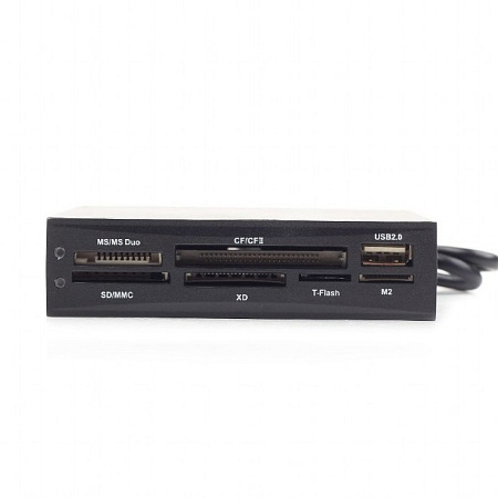 3.5" Card Reader Internal Gembird FDI2-ALLIN1-02-B, MS/MS Duo/SD/MMC/ XD/ CF/CFII/T-Flash,M2/USB 2.0 3.5" Card Reader Internal Gembird FDI2-ALLIN1-02-B, MS/MS Duo/SD/MMC/ XD/ CF/CFII/T-Flash,M2/USB 2.0
