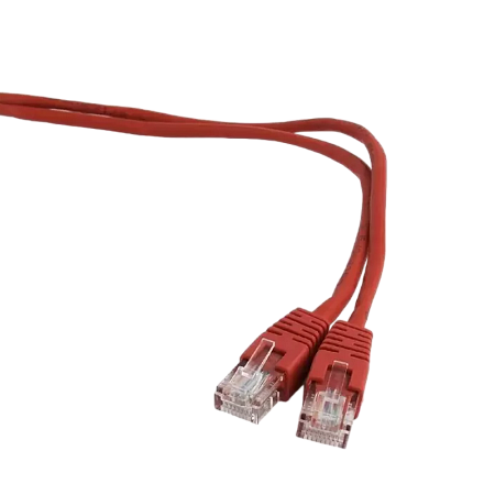 2m, FTP Patch Cord Red, PP22-2M/R, Cat.5E, Cablexpert, molded strain relief 50u" plugs 2m, FTP Patch Cord Red, PP22-2M/R, Cat.5E, Cablexpert, molded strain relief 50u" plugs