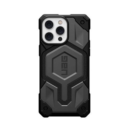 UAG Case for iPhone 14 Pro Max with MagSafe Monarch Pro, Grey UAG Case for iPhone 14 Pro Max with MagSafe Monarch Pro, Grey