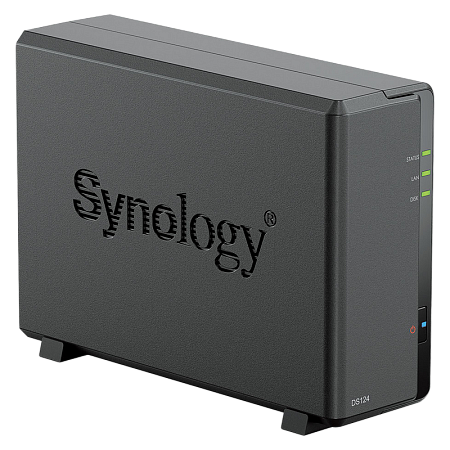 SYNOLOGY "DS124", 1-bay, Realtek 4-core 1.7GHz, 1Gb DDR4, 2xUSB 3.2 Gen 1 SYNOLOGY "DS124", 1-bay, Realtek 4-core 1.7GHz, 1Gb DDR4, 2xUSB 3.2 Gen 1