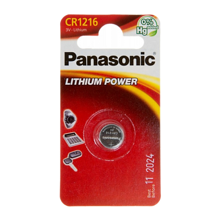 CR1216, Blister*1, Panasonic, CR-1216EL/1B