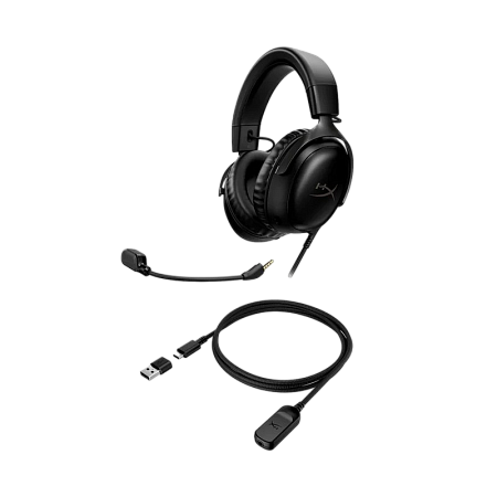 Gaming Headset HyperX Cloud III, 53mm driver, 64 Ohm, 15-21khz, 100db, 320g, Noise-cancelling Mic, D Gaming Headset HyperX Cloud III, 53mm driver, 64 Ohm, 15-21khz, 100db, 320g, Noise-cancelling Mic, D