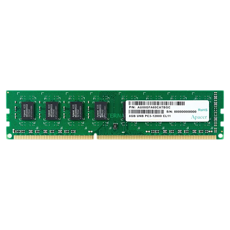 .8GB DDR3- 1600MHz   Apacer PC12800, CL11,   1.5V
