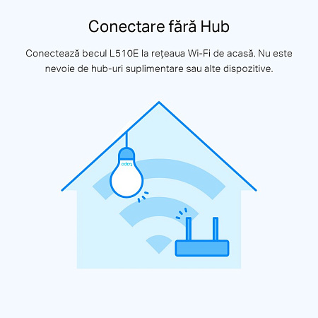 TP-LINK "Tapo L510E", Smart Wi-Fi LED Bulb with Dimmable Light, 2700K, 806lm TP-LINK "Tapo L510E", Smart Wi-Fi LED Bulb with Dimmable Light, 2700K, 806lm