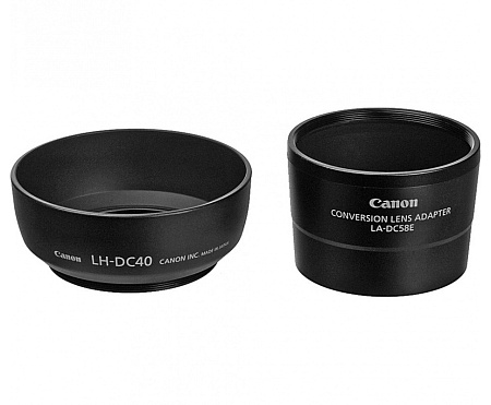 Lens Adapter/Hood Set LAH-DC20 for Canon PS S5, S3, S2 iS Lens Adapter/Hood Set LAH-DC20 for Canon PS S5, S3, S2 iS