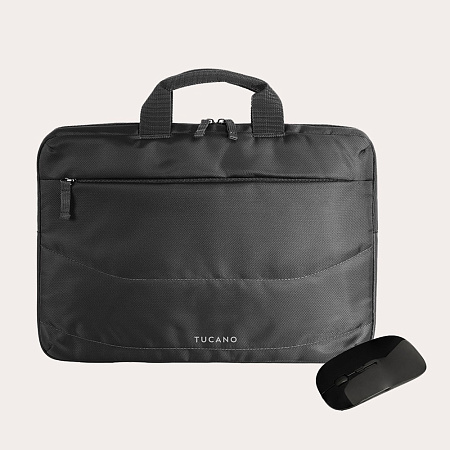 Tucano Bag Idea 14.0" + Wireless Mouse, Black Tucano Bag Idea 14.0" + Wireless Mouse, Black