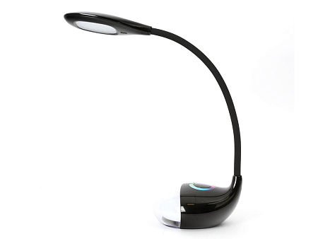 PLATINET DESK LAMP 6W + NIGHT LAMP COMPACT SIZE BLACK [44347]