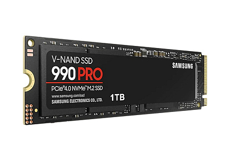 .M.2 NVMe SSD 1.0TB Samsung  990 PRO [PCIe 4.0 x4, R/W:7450/6900MB/s, 1200K/1550K IOPS, 600TB, 3DTLC