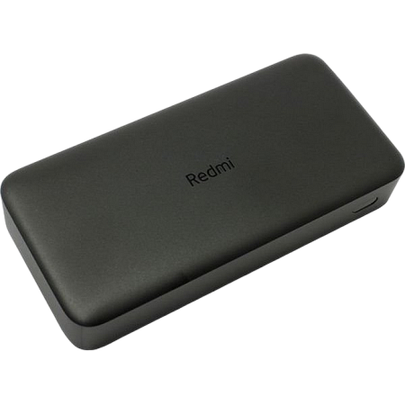 Портативное зарядное устройство Xiaomi Power Bank Redmi, 20000мА·ч, Чёрный