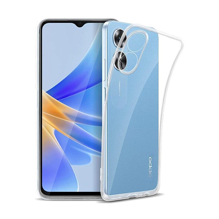 Helmet Case TPU Soft Oppo A17, Clear Helmet Case TPU Soft Oppo A17, Clear