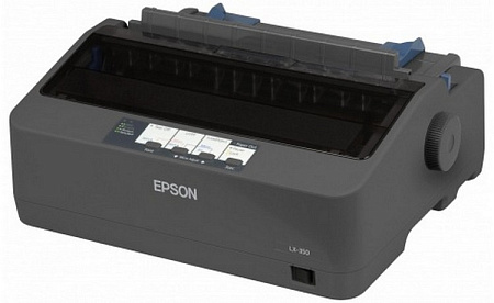 Матричный принтер Epson LX-350, A4, Чёрный
