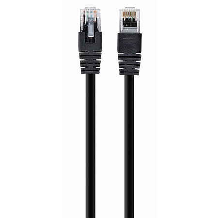 3m, Patch Cord Black, PP12-3M/BK, Cat.5E, Cablexpert, molded strain relief 50u" plugs 3m, Patch Cord Black, PP12-3M/BK, Cat.5E, Cablexpert, molded strain relief 50u" plugs