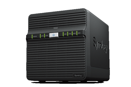 SYNOLOGY "DS423", 4-bay, Realtek 4-core 1.7GHz, 2Gb DDR4, 2x1GbE SYNOLOGY "DS423", 4-bay, Realtek 4-core 1.7GHz, 2Gb DDR4, 2x1GbE