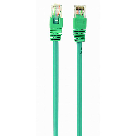  0.5m, Patch Cord  Green, PP12-0.5M/G, Cat.5E, Cablexpert, molded strain relief 50u" plugs