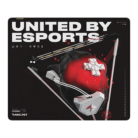 Игровой коврик для мыши HATOR Tonn eSport Maincast Edition, Large, Чёрный Игровой коврик для мыши HATOR Tonn eSport Maincast Edition, Large, Чёрный