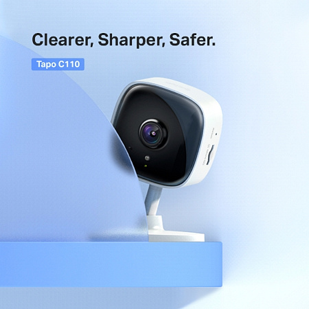 TP-Link Indoor TAPO C110, 3Mpix, Home Security Wi-Fi Camera