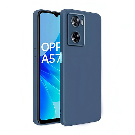 Helmet Case Liquid Silicone Oppo A57s, Blue Helmet Case Liquid Silicone Oppo A57s, Blue