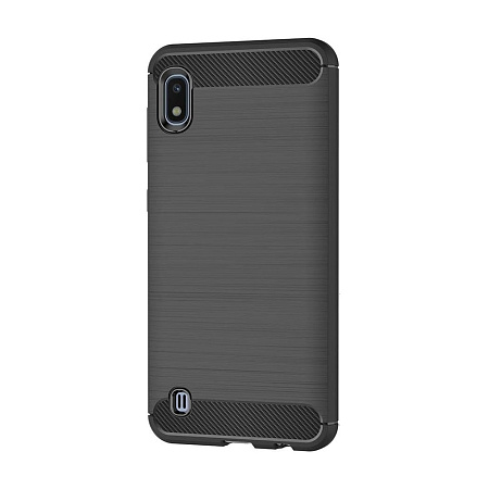 Helmet Case Carbon Samsung A10, Black Helmet Case Carbon Samsung A10, Black