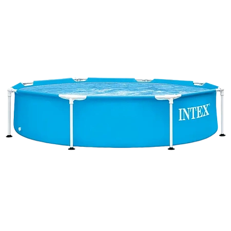 Каркасный бассейн Intex Metal Frame, 1828л, Голубой, 28205 Каркасный бассейн Intex Metal Frame, 1828л, Голубой, 28205