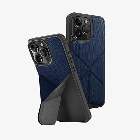 Uniq Case Hybrid Magclick Charging Transforma for iPhone 15 Pro, Blue Uniq Case Hybrid Magclick Charging Transforma for iPhone 15 Pro, Blue