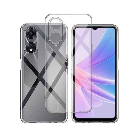 Helmet Case TPU Soft Oppo A58, Clear Helmet Case TPU Soft Oppo A58, Clear