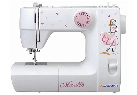 Швейная машина JAGUAR Maestro 35S, Белый Розовый