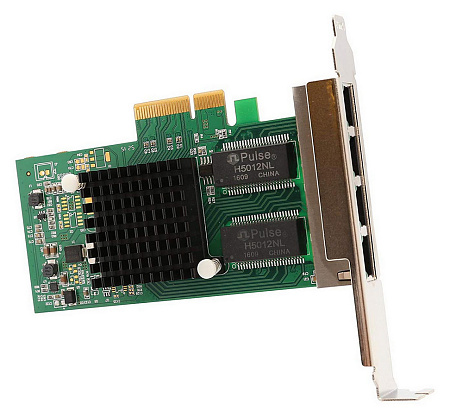 PCI-e Intel Server Adapter Intel I350AM4, Quad SFP Port 1Gbps PCI-e Intel Server Adapter Intel I350AM4, Quad SFP Port 1Gbps