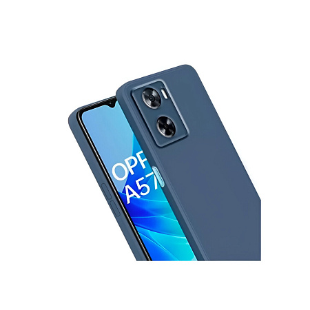 Helmet Case Liquid Silicone Oppo A57s, Blue Helmet Case Liquid Silicone Oppo A57s, Blue