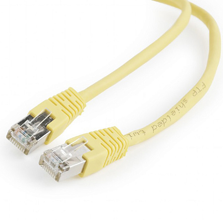 0.5m, FTP Patch Cord Yellow, PP22-0.5M/Y, Cat.5E, Cablexpert, molded strain relief 50u" plugs 0.5m, FTP Patch Cord Yellow, PP22-0.5M/Y, Cat.5E, Cablexpert, molded strain relief 50u" plugs
