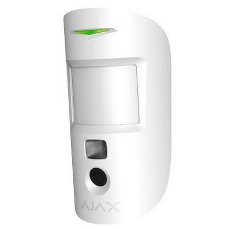Ajax Wireless Security Motion Detector with Photo "MotionCam", White