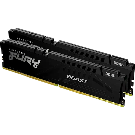 Оперативная память Kingston FURY Beast, DDR5 SDRAM, 5600 МГц, 16Гб, KF556C36BBEK2-16 Оперативная память Kingston FURY Beast, DDR5 SDRAM, 5600 МГц, 16Гб, KF556C36BBEK2-16