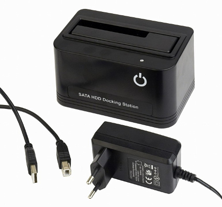 3.5" / 2.5" USB 2.0 docking station for 2.5 and 3.5 inch SATA hard drives, Gembird, HD32-U2S-5
