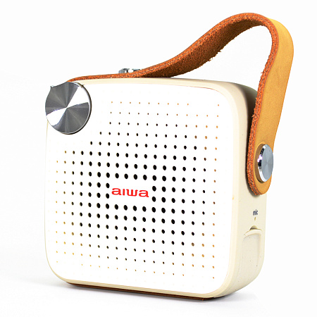 Aiwa Portable Bluetooth Speaker Square BS-100GY Aiwa Portable Bluetooth Speaker Square BS-100GY