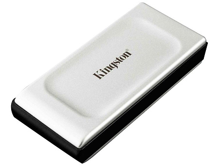 1.0TB Kingston External Portable SSD XS2000 Silver, USB-C 3.2 (69.5x32.6x13.5mm, 28.9g, R/W:2K/2K MB 1.0TB Kingston External Portable SSD XS2000 Silver, USB-C 3.2 (69.5x32.6x13.5mm, 28.9g, R/W:2K/2K MB