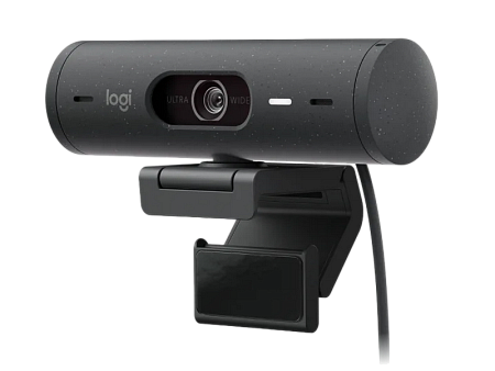 Camera Logitech BRIO 500, 1080p/30fps, FoV 90°, 4MP, Zoom:4x, Autofocus, Stereo mic, Shutter, 1,5m, Camera Logitech BRIO 500, 1080p/30fps, FoV 90°, 4MP, Zoom:4x, Autofocus, Stereo mic, Shutter, 1,5m,