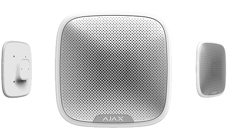 Ajax Outdoor Wireless Security Siren "StreetSiren", White, 85-113dB, LED Frame Ajax Outdoor Wireless Security Siren "StreetSiren", White, 85-113dB, LED Frame