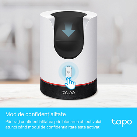TP-Link Indoor TAPO C225, 4Mpix, Pan/Tilt AI Home Security Wi-Fi Camera with Privacy Shield