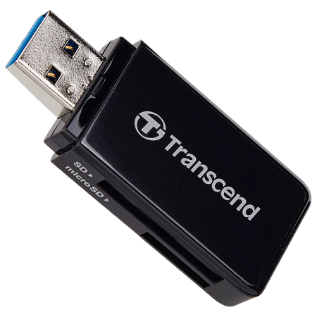 Кардридер Transcend TS-RDF5, USB Type-A, Чёрный