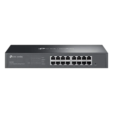 Сетевой коммутатор TP-LINK ES216G, 16x 10/100/1000 Мбит/с Сетевой коммутатор TP-LINK ES216G, 16x 10/100/1000 Мбит/с
