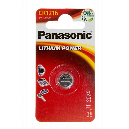 CR1216, Blister*1, Panasonic, CR-1216EL/1B