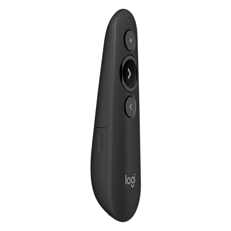 Presenter Logitech R500s, Class 1 Laser, Range: 20m, Bluetooth/2.4 Ghz, 1xAAA, Graphite Presenter Logitech R500s, Class 1 Laser, Range: 20m, Bluetooth/2.4 Ghz, 1xAAA, Graphite