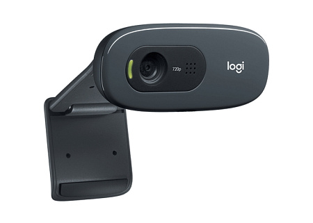 Camera Logitech C270, 720p, 0.9/3 MP, FoV: 60°, Fixed focus, Mono mic, 1.5m Camera Logitech C270, 720p, 0.9/3 MP, FoV: 60°, Fixed focus, Mono mic, 1.5m