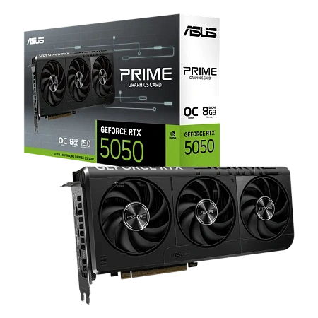 Видеокарта ASUS PRIME-RTX5050-O8G, 8GB GDDR6 128бит