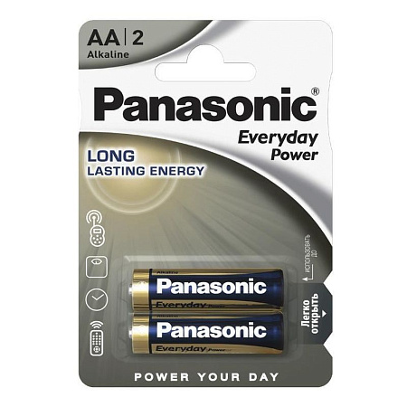 Panasonic "EVERYDAY Power" AA Blister *2, Alkaline, LR6REE/2BR Panasonic "EVERYDAY Power" AA Blister *2, Alkaline, LR6REE/2BR