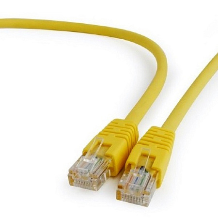 0.5m, Patch Cord Yellow, PP12-0.5M/Y, Cat.5E, Cablexpert, molded strain relief 50u" plugs 0.5m, Patch Cord Yellow, PP12-0.5M/Y, Cat.5E, Cablexpert, molded strain relief 50u" plugs