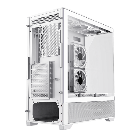 Case ATX GAMEMAX Vista AW, w/o PSU, 0.6mm, 6x120mm ARGB, ARGB Hub, RC, Front&Side Tempered Glass, 1x Case ATX GAMEMAX Vista AW, w/o PSU, 0.6mm, 6x120mm ARGB, ARGB Hub, RC, Front&Side Tempered Glass, 1x