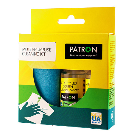 Cleaning set Universal PATRON "F3-019" Twice (Sprey 50ml+Wipe) Patron Cleaning set Universal PATRON "F3-019" Twice (Sprey 50ml+Wipe) Patron
