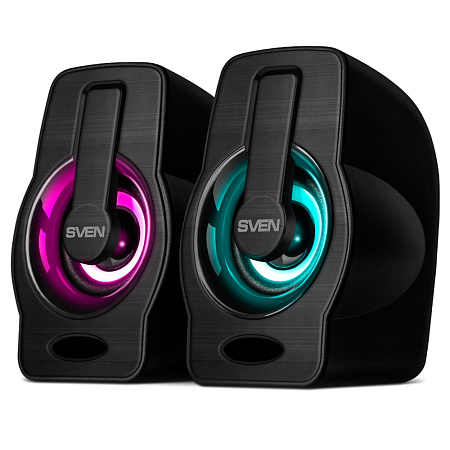 Speakers SVEN "255" Black, 4w, USB power, Dynamic RGB lighting Speakers SVEN "255" Black, 4w, USB power, Dynamic RGB lighting