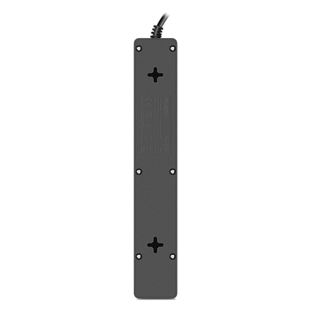 Surge Protector   5 Sockets,  5.0m,  Sven "SF-05E", Black, flame-retardant material
